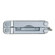 Leatherman Micra Multi-Mini-Tool, Stainless Steel with Clip Point Knife Head, & Ten Components, Polished Finish, Closed Length 2.5", Gift Tin: Picture 1 thumbnail