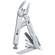 Leatherman Crunch Multi-Tool, Stainless Steel with Locking Pliers Head, & Twelve Components, Polished Finish, Overall Length 5.5", Closed 4.0", Nylon Sheath: Picture 6 thumbnail