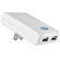 Lenmar Dual USB Output AC Adaptor, Charges and Powers 1 or 2 USB Compatible Devices - White: Picture 1 thumbnail