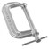 Adorama Adjustable Clamp C and Pony Clamp Set, Set of 6 - Two 2" Pony Clamps, Two 1" Pony Clamps, Two C Clamps: Picture 3 thumbnail