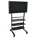 Luxor WFP100 H Wilson LCD TV Stand with Shelves for 32-60" Displays, Black: Picture 3 thumbnail