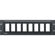 thumbnail image 2 of Lowell 3U Rack Mount Panel - 1-Gang Device Panel For Network Server Racks, Black 2 of 2