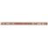 Lowell Manufacturing GBB-36 36" Copper Grounding Bus Bar with Lacing Slots for Grounding Rackmount Applications 
