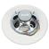 Lowell Manufacturing R1810-72K Speaker/Grille Assembly, Includes 8" 15W Dual Cone Driver, 5W 25V/70V Wired Transformer and White Round Grille with Volume Control Knob 