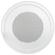 Lowell Manufacturing RS12-AW Aluminum Screw-Mount Grille for 12" Speaker, 16.63" Diameter, White 