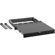 Lowell Manufacturing SLS 1U+ Sliding Shelf with Stay-Open Latch, 50 Lbs Capacity, Black 