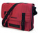 Mobile Edge Eco-Friendly Cotton Canvas Messenger Bag, Fits 17" Laptops, Red: Picture 1 thumbnail