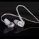 MEElectronics M6 Sports In-Ear Headphones, Clear: Picture 4 thumbnail