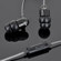 MEElectronics M9P In-Ear Headphones with Microphone, Black: Picture 5 thumbnail