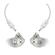 MEE audio MX1 PRO Dynamic Single-Driver Modular In-Ear Monitors, Clear 