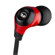 Monster Cable MobileTalk Noise Isolating In-Ear Headphones, Cherry Red: Picture 1 thumbnail