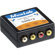 Muxlab Dual Audio-Video Balun, 4x RCA Connectors 