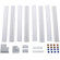 Monster Cable Monster FS-CBL-MGMT-2 EFS FlatScreen 2 Channel Cable Management Mounting Kit for 3 AV Cables and 1 Power Cable: Picture 2 thumbnail