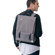 Moshi Helios Lightweight Designer Backpack for Up To 15" Laptops, Herringbone Grey: Picture 6 thumbnail