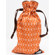 Mod Orange Print Bag, (Appx: 6x10.5") for Personal Accessories: Picture 2 thumbnail