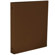 Michael Roger Brown Woven Cloth 3-Ring Binder (1" Ring Capacity) with Matte-Black Metal Binder Rings: Picture 2 thumbnail