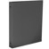 Michael Roger Gray Woven Cloth 3-Ring Binder (1" Ring Capacity) with Matte-Black Metal Binder Rings: Picture 2 thumbnail