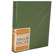 Michael Roger Olive Woven Cloth 3-Ring Binder (1" Ring Capacity) with Matte-Black Metal Binder Rings: Picture 3 thumbnail
