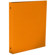 Michael Roger Tangerine Woven Cloth 3-Ring Binder (1" Ring Capacity) with Matte-Black Metal Binder Rings: Picture 2 thumbnail
