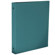 Michael Roger Spruce Woven Cloth 3-Ring Binder (1" Ring Capacity) with Matte-Teal Metal Binder Rings: Picture 1 thumbnail