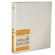 Michael Roger White Woven Cloth 3-Ring Binder (1" Ring Capacity) with Matte-Black Metal Binder Rings: Picture 2 thumbnail