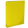Michael Roger Yellow Woven Cloth 3-Ring Binder (1" Ring Capacity) with Matte-Black Metal Binder Rings: Picture 2 thumbnail