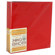 Michael Roger Cherry Woven Cloth 3-Ring Binder (2" Ring Capacity) with Matte-Black Metal Binder Rings: Picture 3 thumbnail