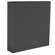 Michael Roger Gray Woven Cloth 3-Ring Binder (2" Ring Capacity) with Matte-Black Metal Binder Rings: Picture 2 thumbnail