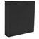 Michael Roger Black Woven Cloth 3-Ring Binder (3" Ring Capacity) with Matte-Black Metal Binder Rings: Picture 3 thumbnail