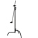 Matthews 40" C+ Stand with Turtle Base, Black