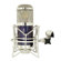 MXL REVELATION Variable Pattern Tube Condenser Microphone with Dual Gold-Sputtered Diaphragm, Dark Violet and Chrome: Picture 2 thumbnail