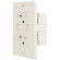NewerTech Power2U AC 20A Wall Outlet with 2x USB Charging Ports and 2x AC 110/120V Socket, Light Almond: Picture 2 thumbnail