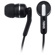 Naxa High Performance Isolation Stereo Earphones, Black: Picture 5 thumbnail