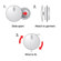 Onanoff LoveBuds HD Earbuds with Audio Splitter, I Can't Hear You Magneat: Picture 4 thumbnail