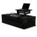 Odyssey Innovative Designs Flight FX Series FFXGS12CDJWBL Glide Style CD/Digital DJ Coffin for 2 Large Format CD/Digital Media Players and 12" Width Mixer with Wheels: Picture 1 thumbnail