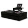 Odyssey Innovative Designs Flight FX Series FFXGSBM12WBL Glide Style DJ Coffin with Wheels for 2 Turntables in Battle Mode & 12" Mixer: Picture 1 thumbnail
