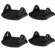 Optirx Assorted Base Pack - 2 Flat and 2 Curved Bases with Adhesive: Picture 3 thumbnail