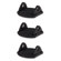 Optirx Flat Base Pack - 3 Flat Bases with Adhesive: Picture 2 thumbnail