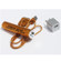 Power Bank Energy Holder with LED Flashlight Mobile Backup Battery, 2200 mAh Battery Capacity, Gold: Picture 1 thumbnail