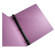 Paolo Cardelli Sorrento Venti Collection, 1/2" D-Ring Binder Portait , Hold 5.5x8.5" Sheets, Color: Dark Purple: Picture 2 thumbnail