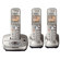 Panasonic KX-TG4023N DECT 6.0 Expandable Cordless Answering System with 3 Handsets, 60 Channels, 1.9GHz Frequency, Champagne Gold: Picture 2 thumbnail