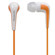 Panasonic RP-HJE140 L-Shaped In-Ear Earbuds, Orange: Picture 2 thumbnail