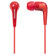 Panasonic RP-HJE140 L-Shaped In-Ear Earbuds, Red: Picture 2 thumbnail