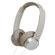 Panasonic Street Style Monitor Headphones with Remote & Mic for Major Mobile Phones, White/Beige/Silver: Picture 4 thumbnail