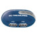 PC Treasures USB 4 Port mini Hub for Netbooks/Notebooks - Navy: Picture 2 thumbnail