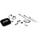 Polk Audio UltraFit 500 Comfortable Mid-Flange Headphones, 18 Hz - 23 KHz Frequency Response, Black/Red: Picture 4 thumbnail