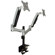 Planar Dual Arm Clamp Stand, 4.4 - 22.1lbs Load Capacity: Picture 1 thumbnail