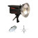 Photogenic Powerlight 625DR, 250WS Monolight with Digital Display - Bundle - with Flashpoint 33" White Interior Umbrella, & Flashpoint Pro 9.5' Air Cushioned Black Lightstand: Picture 4 thumbnail