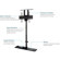 Premier Mounts L180F Flat-Panel Lift with Floating Lid for Displays Upto 180lbs: Picture 1 thumbnail