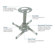 Premier Mounts MAG-EXT Adjustable-Height Mount for Projectors Upto 10 lbs: Picture 1 thumbnail